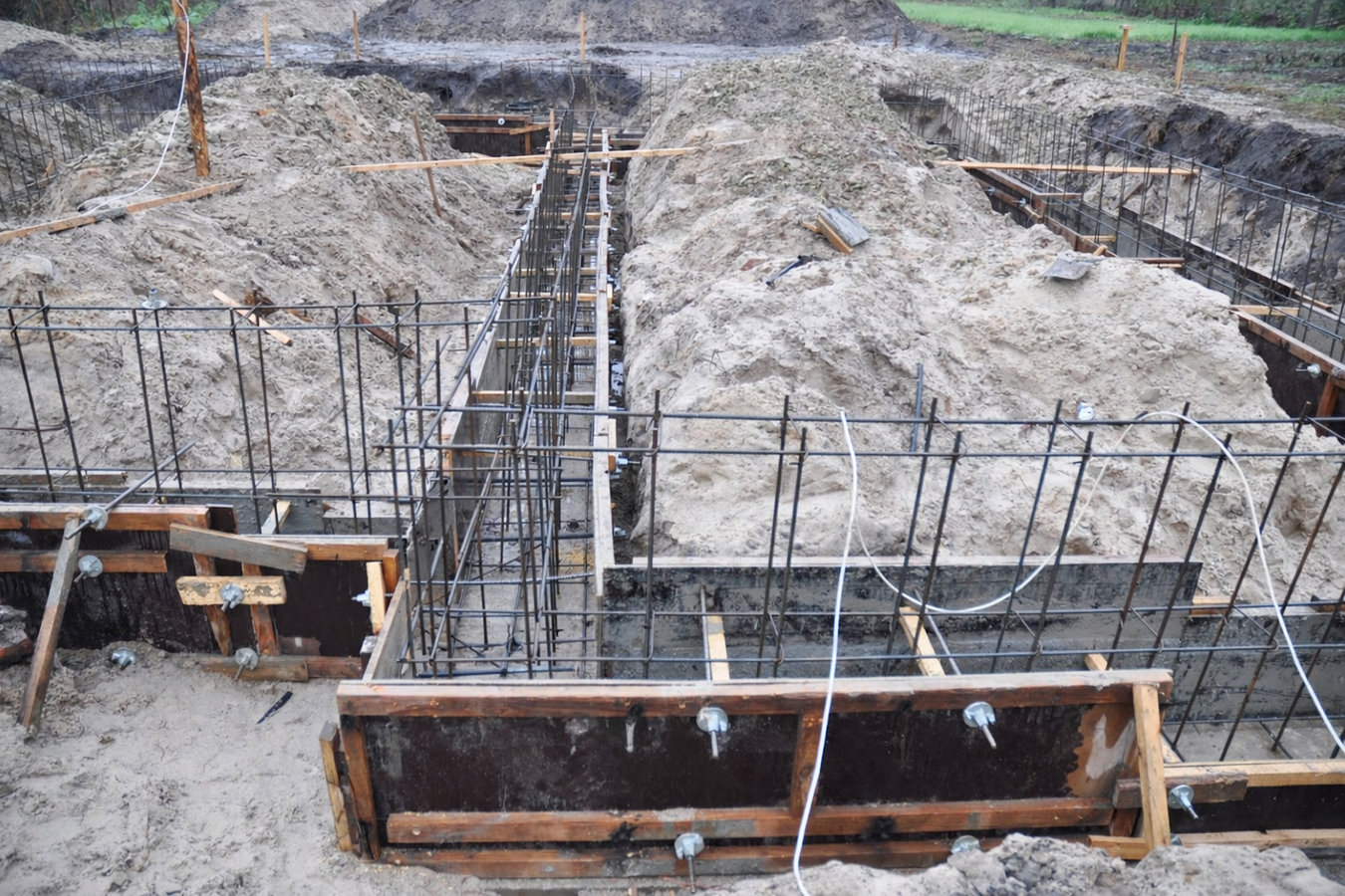 Concrete footings